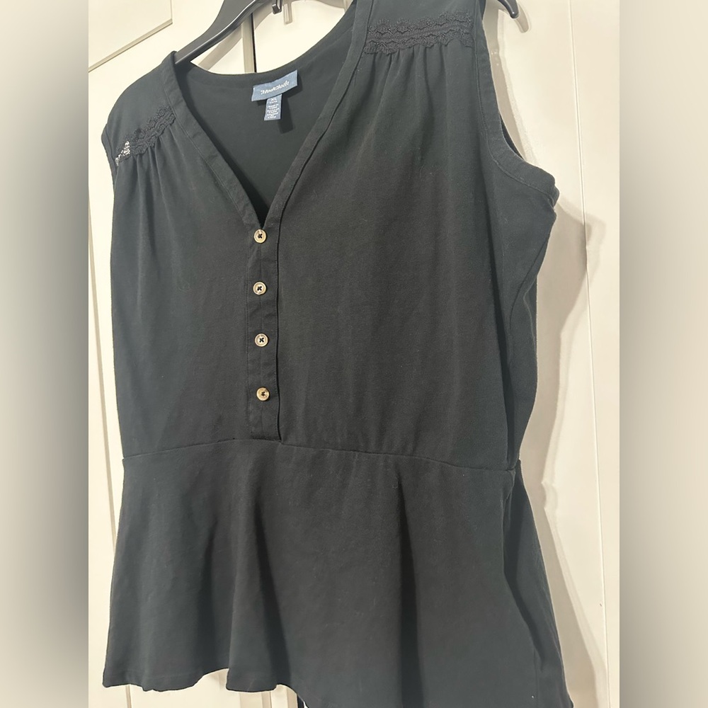 ModCloth Black Tank Top - Picture 4 of 5